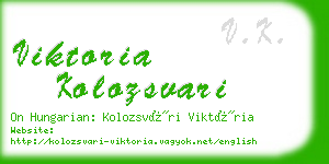 viktoria kolozsvari business card
